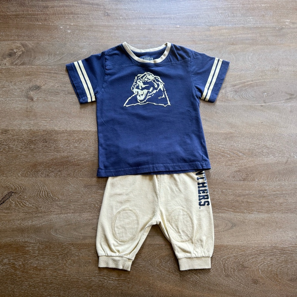 🐻 2/$25 • Colosseum Kids | Pittsburgh Panthers Navy and Gold Outfit